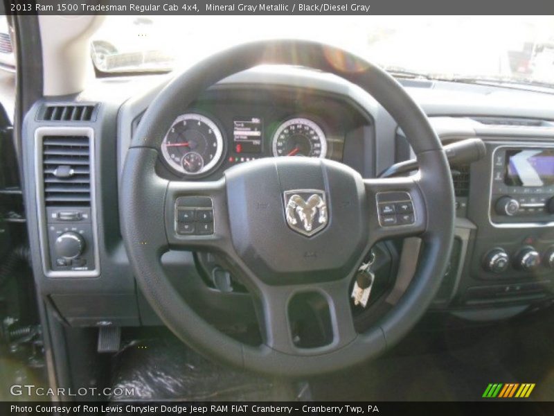Mineral Gray Metallic / Black/Diesel Gray 2013 Ram 1500 Tradesman Regular Cab 4x4