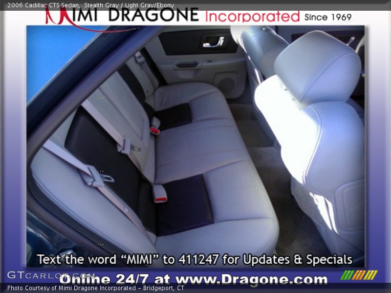 Stealth Gray / Light Gray/Ebony 2006 Cadillac CTS Sedan