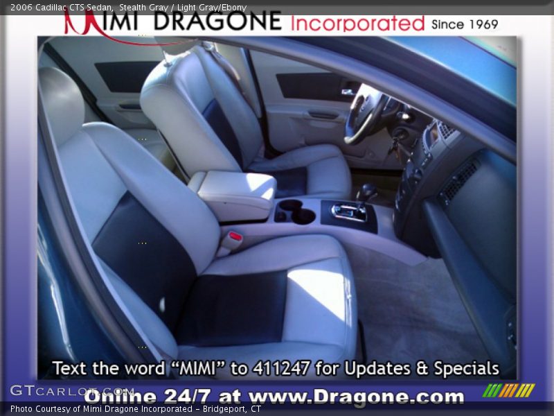 Stealth Gray / Light Gray/Ebony 2006 Cadillac CTS Sedan