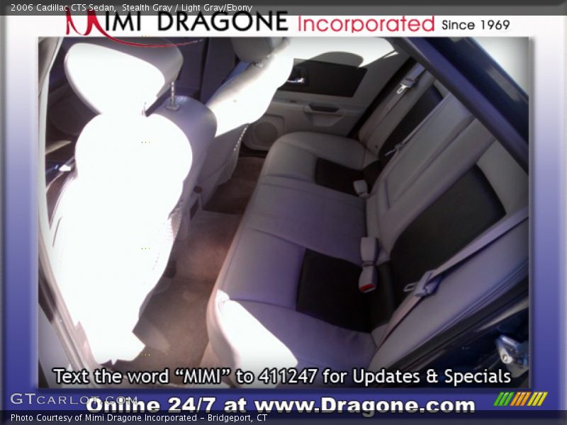Stealth Gray / Light Gray/Ebony 2006 Cadillac CTS Sedan
