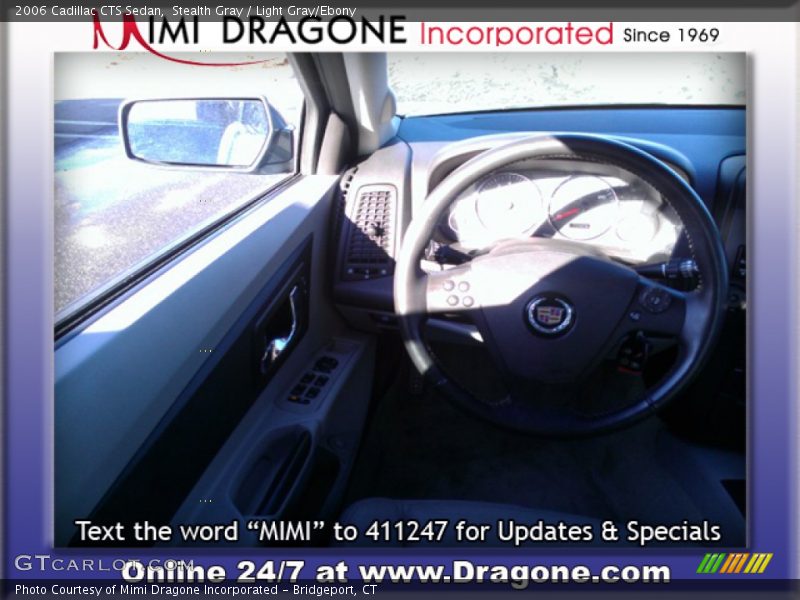 Stealth Gray / Light Gray/Ebony 2006 Cadillac CTS Sedan