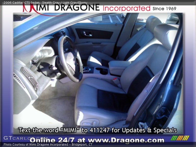 Stealth Gray / Light Gray/Ebony 2006 Cadillac CTS Sedan
