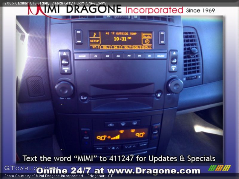 Stealth Gray / Light Gray/Ebony 2006 Cadillac CTS Sedan