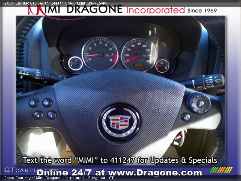 Stealth Gray / Light Gray/Ebony 2006 Cadillac CTS Sedan