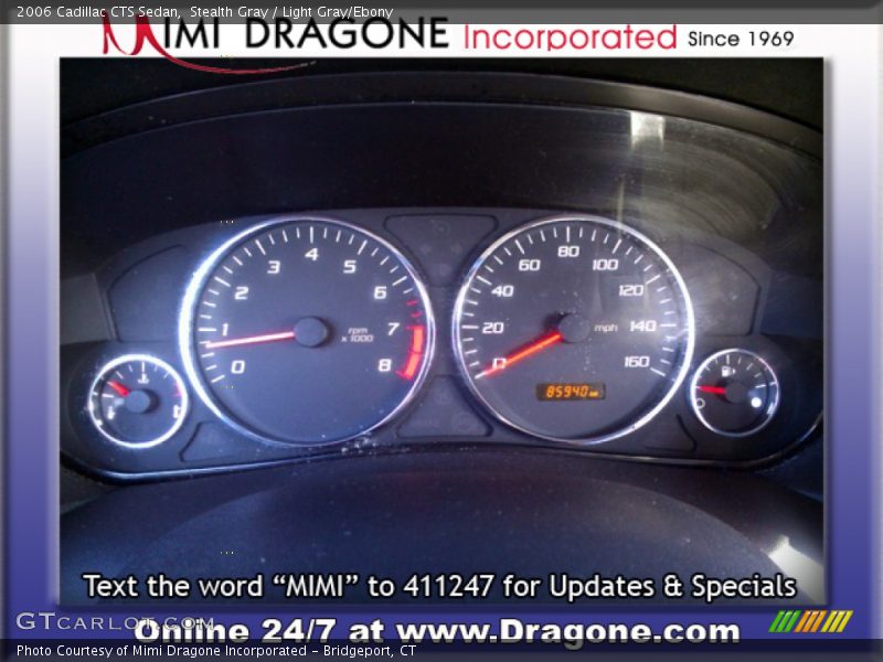 Stealth Gray / Light Gray/Ebony 2006 Cadillac CTS Sedan