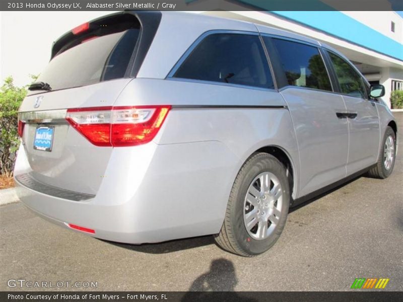 Alabaster Silver Metallic / Gray 2013 Honda Odyssey LX