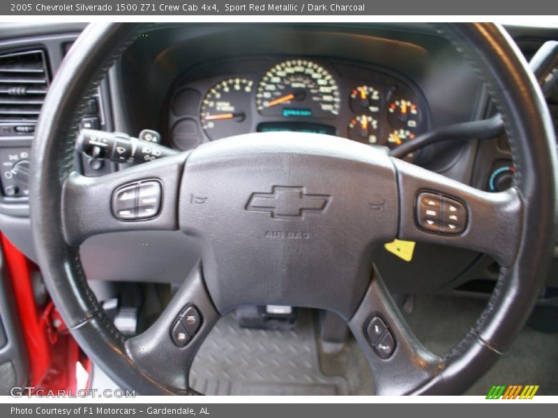 Sport Red Metallic / Dark Charcoal 2005 Chevrolet Silverado 1500 Z71 Crew Cab 4x4