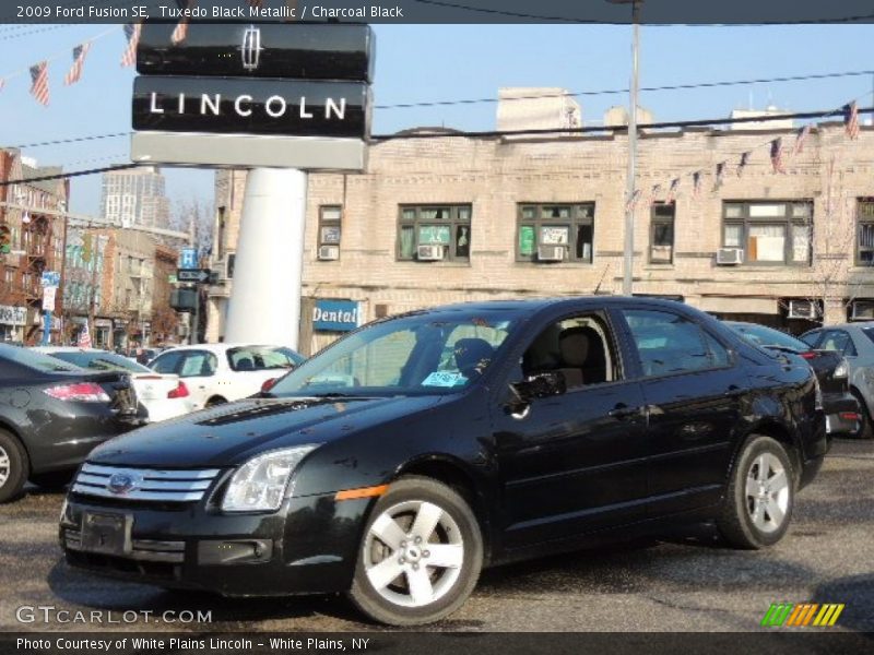 Tuxedo Black Metallic / Charcoal Black 2009 Ford Fusion SE