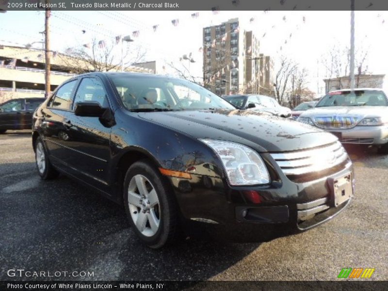 Tuxedo Black Metallic / Charcoal Black 2009 Ford Fusion SE