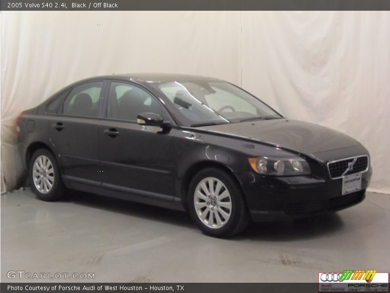 Black / Off Black 2005 Volvo S40 2.4i