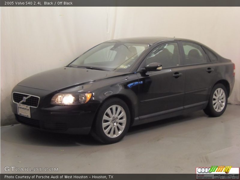 Black / Off Black 2005 Volvo S40 2.4i