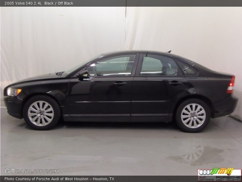 Black / Off Black 2005 Volvo S40 2.4i