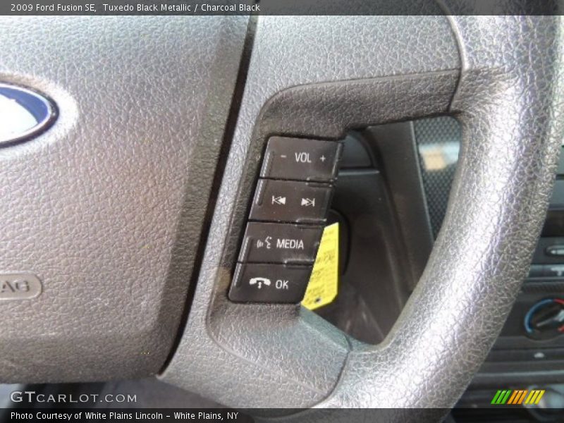 Tuxedo Black Metallic / Charcoal Black 2009 Ford Fusion SE