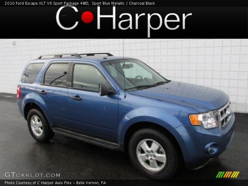 Sport Blue Metallic / Charcoal Black 2010 Ford Escape XLT V6 Sport Package 4WD