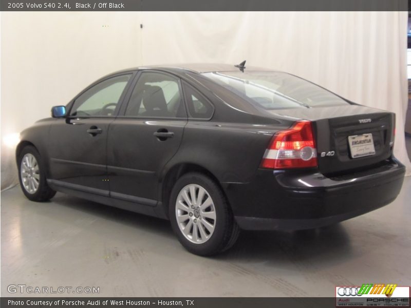 Black / Off Black 2005 Volvo S40 2.4i