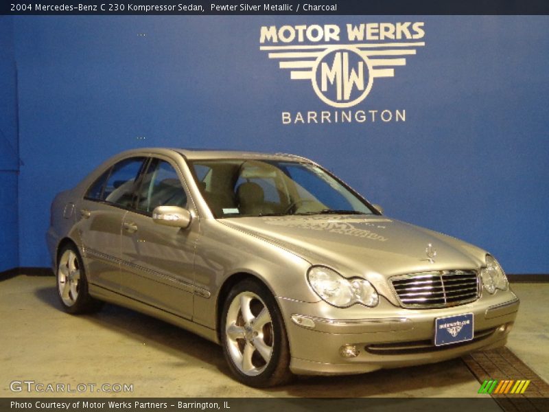 Pewter Silver Metallic / Charcoal 2004 Mercedes-Benz C 230 Kompressor Sedan