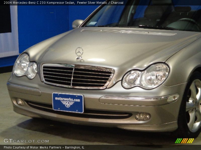 Pewter Silver Metallic / Charcoal 2004 Mercedes-Benz C 230 Kompressor Sedan