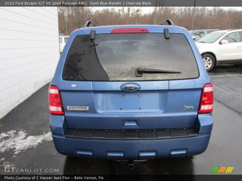 Sport Blue Metallic / Charcoal Black 2010 Ford Escape XLT V6 Sport Package 4WD