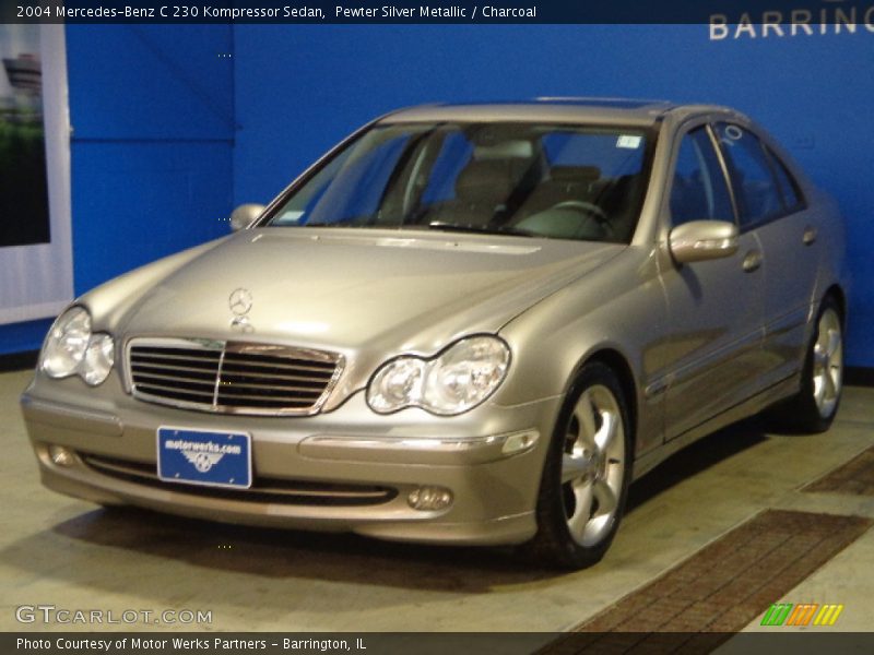 Pewter Silver Metallic / Charcoal 2004 Mercedes-Benz C 230 Kompressor Sedan