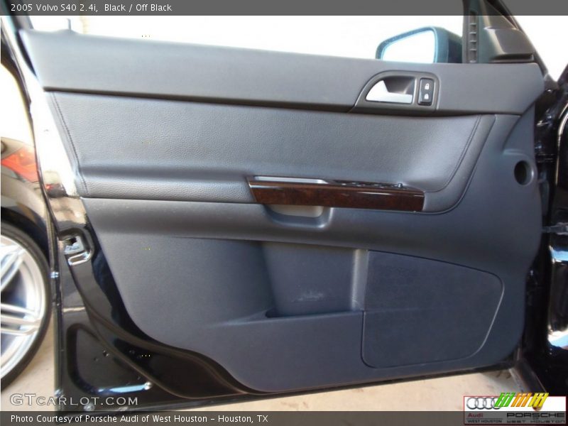 Black / Off Black 2005 Volvo S40 2.4i
