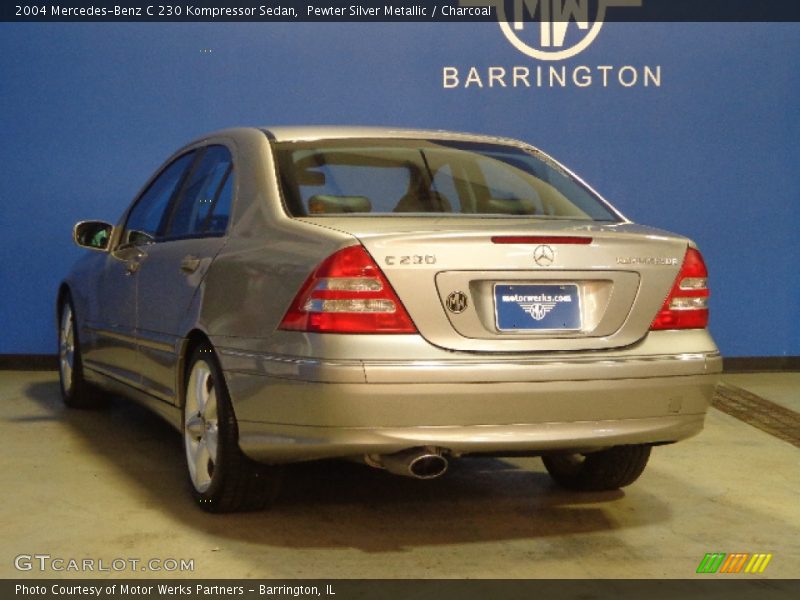 Pewter Silver Metallic / Charcoal 2004 Mercedes-Benz C 230 Kompressor Sedan