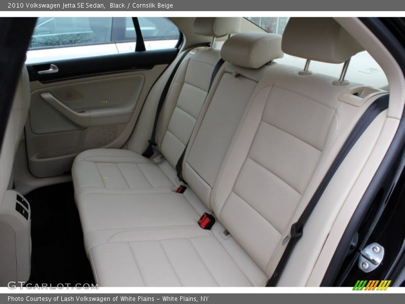 Black / Cornsilk Beige 2010 Volkswagen Jetta SE Sedan