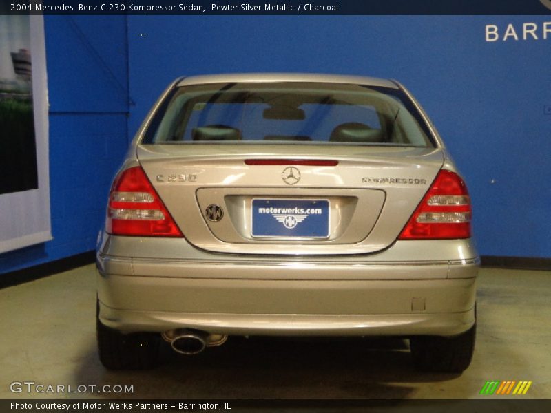 Pewter Silver Metallic / Charcoal 2004 Mercedes-Benz C 230 Kompressor Sedan