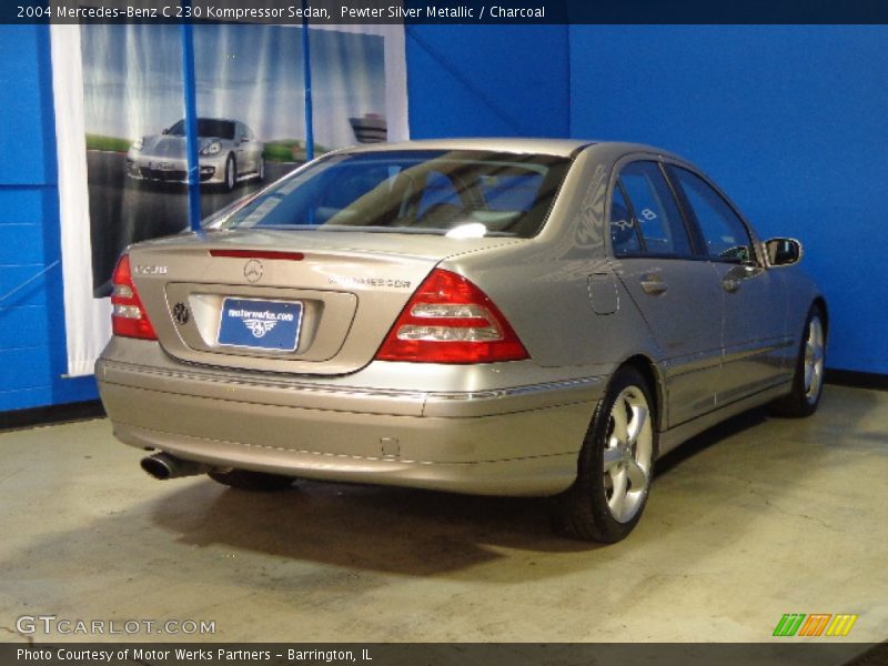 Pewter Silver Metallic / Charcoal 2004 Mercedes-Benz C 230 Kompressor Sedan