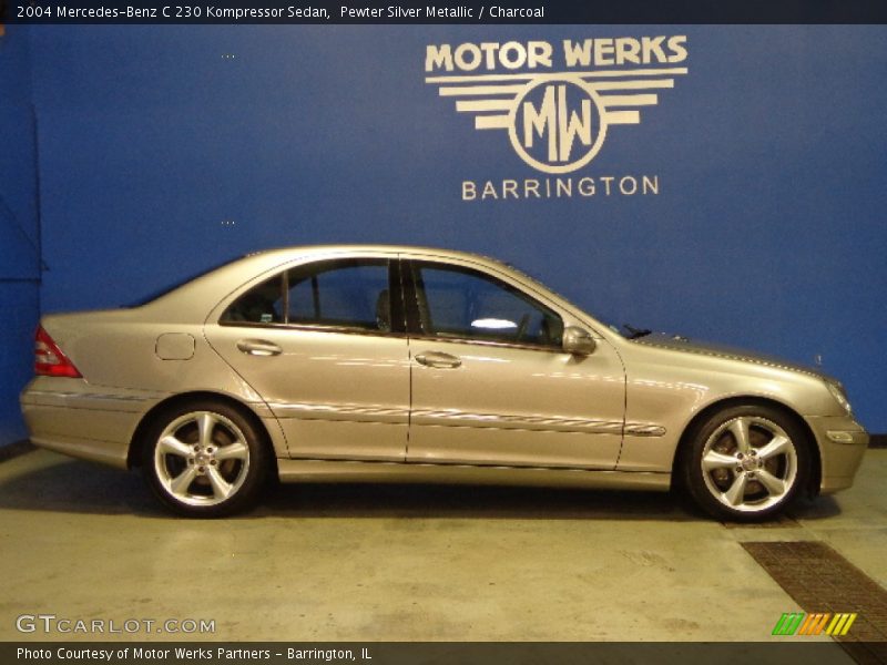 Pewter Silver Metallic / Charcoal 2004 Mercedes-Benz C 230 Kompressor Sedan