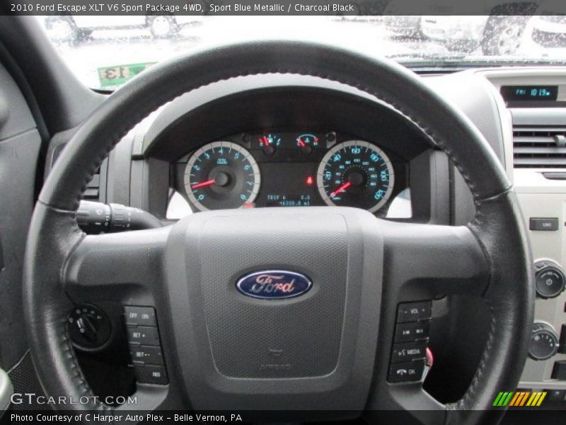 Sport Blue Metallic / Charcoal Black 2010 Ford Escape XLT V6 Sport Package 4WD