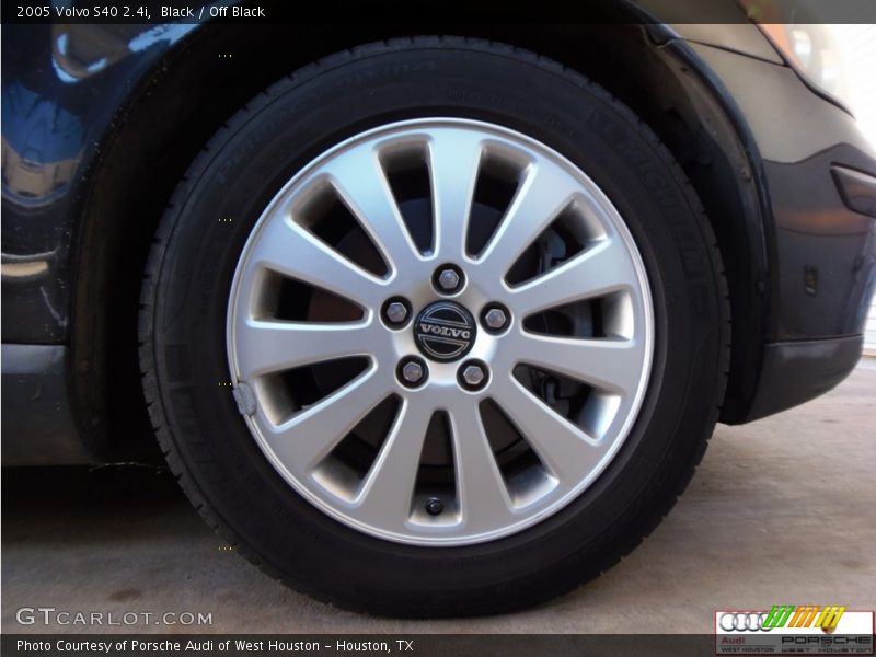 Black / Off Black 2005 Volvo S40 2.4i