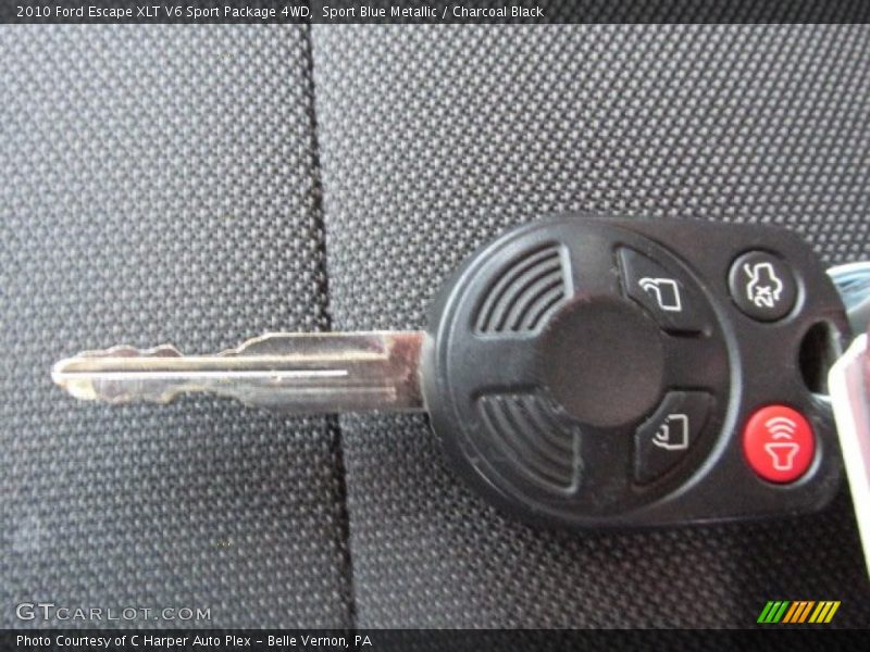 Keys of 2010 Escape XLT V6 Sport Package 4WD