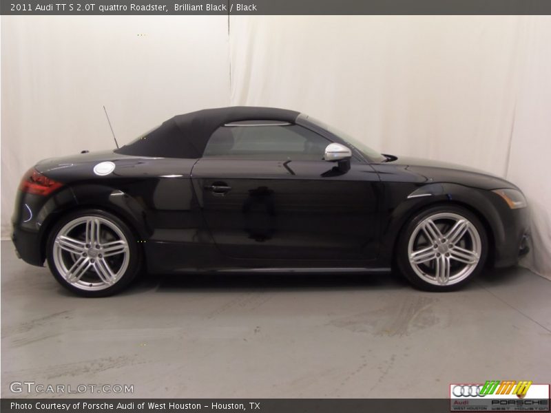 Brilliant Black / Black 2011 Audi TT S 2.0T quattro Roadster