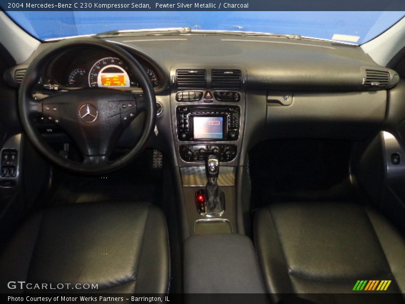 Pewter Silver Metallic / Charcoal 2004 Mercedes-Benz C 230 Kompressor Sedan
