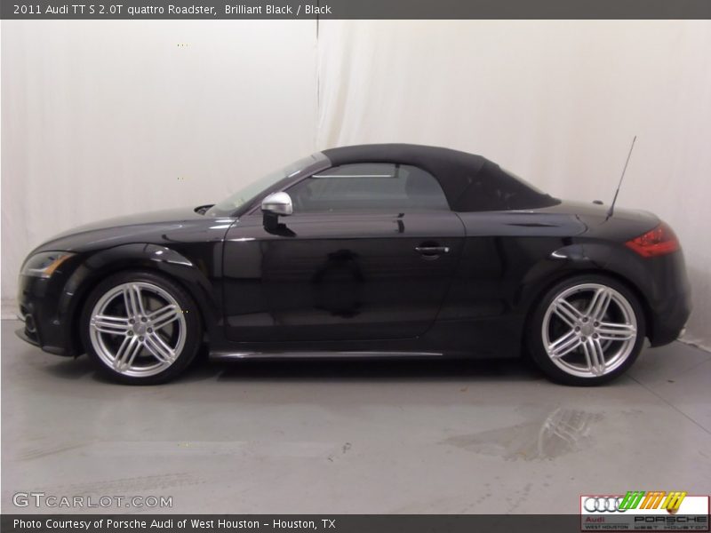 Brilliant Black / Black 2011 Audi TT S 2.0T quattro Roadster