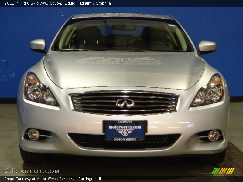 Liquid Platinum / Graphite 2011 Infiniti G 37 x AWD Coupe