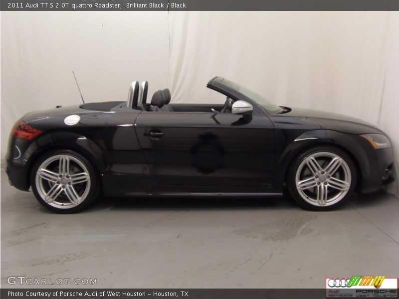 Brilliant Black / Black 2011 Audi TT S 2.0T quattro Roadster