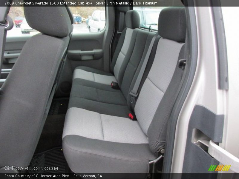 Silver Birch Metallic / Dark Titanium 2009 Chevrolet Silverado 1500 Extended Cab 4x4
