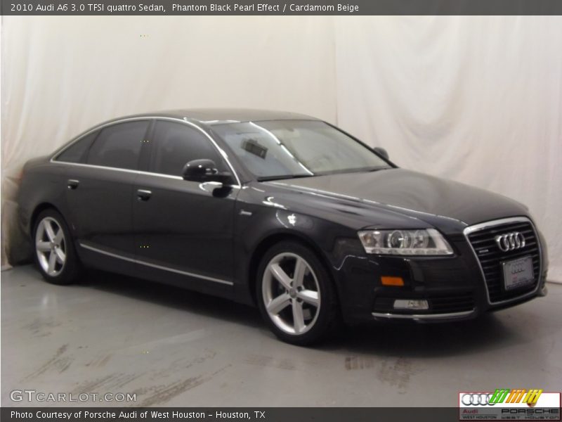 Phantom Black Pearl Effect / Cardamom Beige 2010 Audi A6 3.0 TFSI quattro Sedan