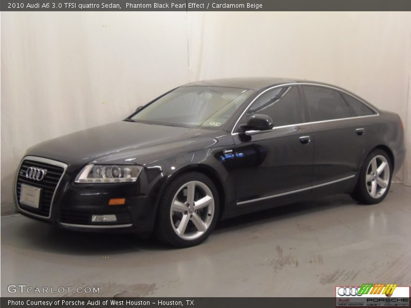 Phantom Black Pearl Effect / Cardamom Beige 2010 Audi A6 3.0 TFSI quattro Sedan