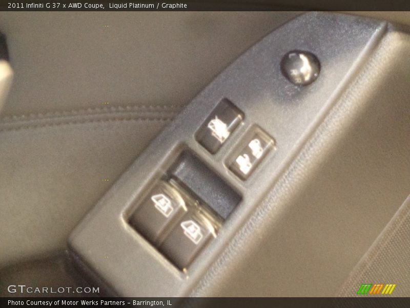 Liquid Platinum / Graphite 2011 Infiniti G 37 x AWD Coupe