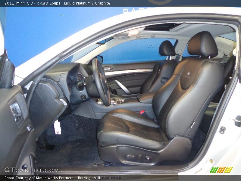 Liquid Platinum / Graphite 2011 Infiniti G 37 x AWD Coupe