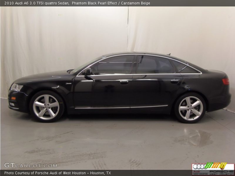 Phantom Black Pearl Effect / Cardamom Beige 2010 Audi A6 3.0 TFSI quattro Sedan