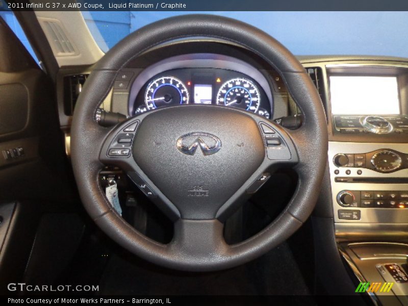 Liquid Platinum / Graphite 2011 Infiniti G 37 x AWD Coupe