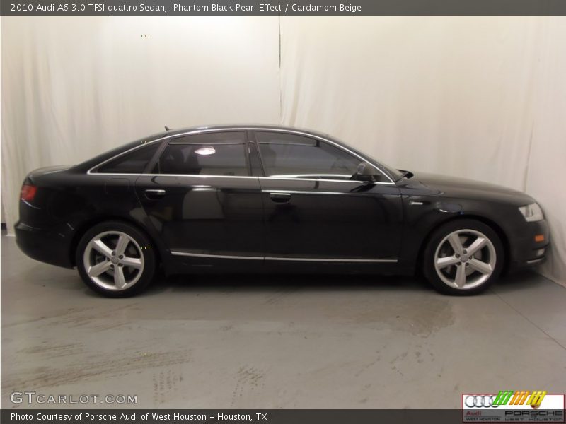 Phantom Black Pearl Effect / Cardamom Beige 2010 Audi A6 3.0 TFSI quattro Sedan
