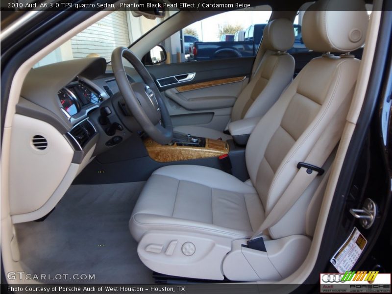 Phantom Black Pearl Effect / Cardamom Beige 2010 Audi A6 3.0 TFSI quattro Sedan