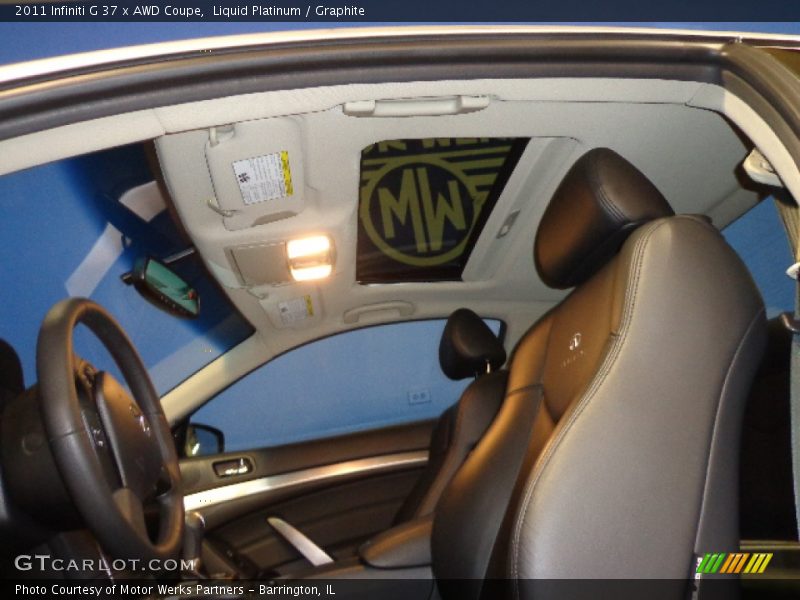 Liquid Platinum / Graphite 2011 Infiniti G 37 x AWD Coupe