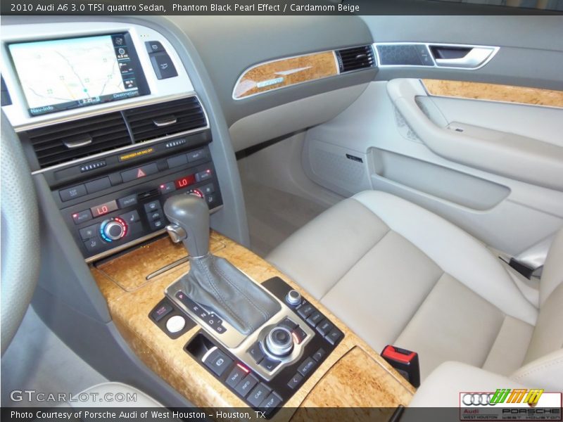 Phantom Black Pearl Effect / Cardamom Beige 2010 Audi A6 3.0 TFSI quattro Sedan