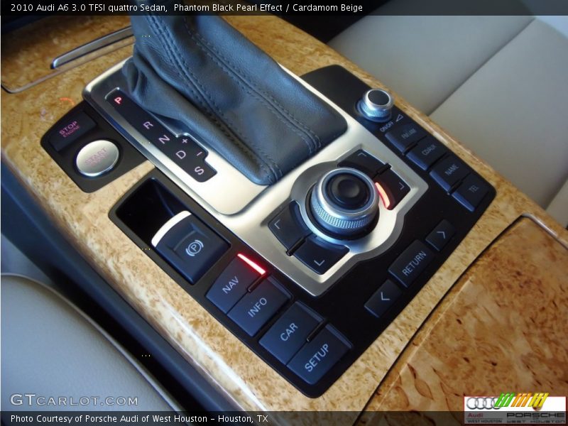 Phantom Black Pearl Effect / Cardamom Beige 2010 Audi A6 3.0 TFSI quattro Sedan
