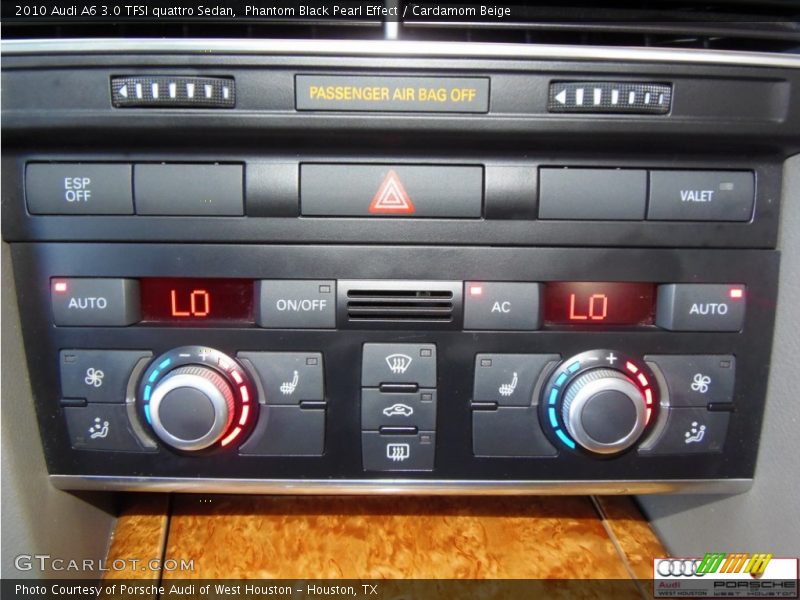 Phantom Black Pearl Effect / Cardamom Beige 2010 Audi A6 3.0 TFSI quattro Sedan